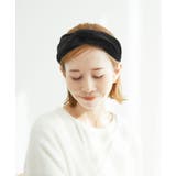 ブラック(01) | ベロアツイストカチューシャ | ROPE' PICNIC