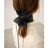 オーガンジーギャザーシュシュ | ROPE' PICNIC | 詳細画像2 