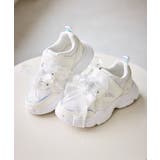 オフホワイト(15) | 【KIDS/キッズ】【＝Me】チュール＆サテンリボンスニーカー | ROPE' PICNIC【KIDS】