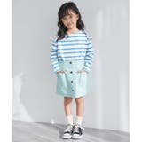 【KIDS】フロントボタンインパンツ付きスカート | ROPE' PICNIC【KIDS】 | 詳細画像9 