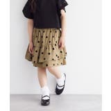 【KIDS】リンクコーデ/ドット柄アシメントリーフリルスカート | ROPE' PICNIC【KIDS】 | 詳細画像8 