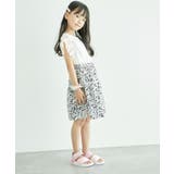 【KIDS】花柄パイピングギャザースカート/リンクコーデ | ROPE' PICNIC【KIDS】 | 詳細画像5 