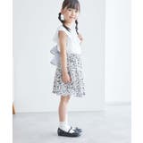 【KIDS】花柄パイピングギャザースカート/リンクコーデ | ROPE' PICNIC【KIDS】 | 詳細画像8 