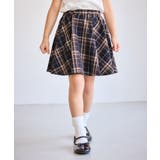 【KIDS/キッズ】インナーパンツ付きチェック柄フレアスカート/リンクコーデ | ROPE' PICNIC【KIDS】 | 詳細画像3 