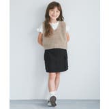【KIDS/キッズ】インパンツ付きストレッチカーゴミニスカート | ROPE' PICNIC【KIDS】 | 詳細画像2