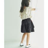 【KIDS】サス付きアシメトリーナイロンスカート/リンクコーデ・2WAY | ROPE' PICNIC【KIDS】 | 詳細画像3 