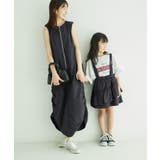 【KIDS】サス付きアシメトリーナイロンスカート/リンクコーデ・2WAY | ROPE' PICNIC【KIDS】 | 詳細画像8 
