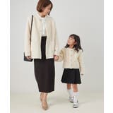 【KIDS】ウエスト折り返しタックスカート/リンクコーデ | ROPE' PICNIC【KIDS】 | 詳細画像6 