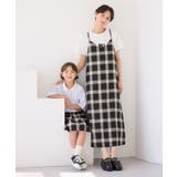 【KIDS キッズ】インパンツ付きオンブレチェックプリーツスカート リンクコーデ | ROPE' PICNIC【KIDS】 | 詳細画像8 