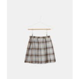 【KIDS キッズ】インパンツ付きオンブレチェックプリーツスカート リンクコーデ | ROPE' PICNIC【KIDS】 | 詳細画像9 