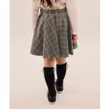 【KIDS/キッズ】インパンツ付きチェック柄フレアスカート/リンクコーデ | ROPE' PICNIC【KIDS】 | 詳細画像18 