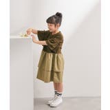 【KIDS】リンクコーデ/ロゴプリントティアードドッキングワンピース | ROPE' PICNIC【KIDS】 | 詳細画像4 