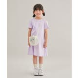 ラベンダー(52) | 【KIDS】肩あきカットソーワンピース | ROPE' PICNIC【KIDS】