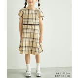 【KIDS】チェック柄ハーフスリーブワンピース | ROPE' PICNIC【KIDS】 | 詳細画像2