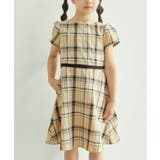 【KIDS】チェック柄ハーフスリーブワンピース | ROPE' PICNIC【KIDS】 | 詳細画像5