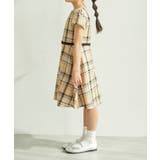 【KIDS】チェック柄ハーフスリーブワンピース | ROPE' PICNIC【KIDS】 | 詳細画像6