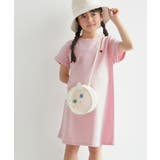 【KIDS】ハート刺繍入りバックロゴプリントワンピース/リンクコーデ | ROPE' PICNIC【KIDS】 | 詳細画像3 