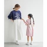 【KIDS】ハート刺繍入りバックロゴプリントワンピース/リンクコーデ | ROPE' PICNIC【KIDS】 | 詳細画像8 