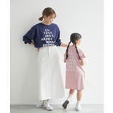 【KIDS】ハート刺繍入りバックロゴプリントワンピース/リンクコーデ | ROPE' PICNIC【KIDS】 | 詳細画像9 