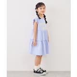 【KIDS/キッズ】ティアードロゴカットソーワンピース/接触冷感 | ROPE' PICNIC【KIDS】 | 詳細画像9 