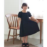 【KIDS】リンクコーデ/シャーリングカットジャガードワンピース | ROPE' PICNIC【KIDS】 | 詳細画像3
