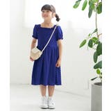 【KIDS】リンクコーデ/シャーリングカットジャガードワンピース | ROPE' PICNIC【KIDS】 | 詳細画像4