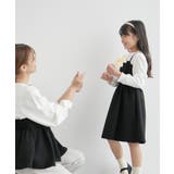 【KIDS】カットドッキングジャガードワンピース/リンクコーデ | ROPE' PICNIC【KIDS】 | 詳細画像4