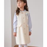 【KIDS キッズ】パールボタンツイードジャンパースカート セレモニー対応 | ROPE' PICNIC【KIDS】 | 詳細画像1 