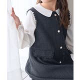 【KIDS キッズ】パールボタンツイードジャンパースカート セレモニー対応 | ROPE' PICNIC【KIDS】 | 詳細画像11 