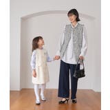 【KIDS キッズ】パールボタンツイードジャンパースカート セレモニー対応 | ROPE' PICNIC【KIDS】 | 詳細画像3 