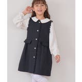 ネイビー(40) | 【KIDS キッズ】パールボタンツイードジャンパースカート セレモニー対応 | ROPE' PICNIC【KIDS】