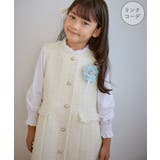 オフホワイト(15) | 【KIDS キッズ】パールボタンツイードジャンパースカート セレモニー対応 | ROPE' PICNIC【KIDS】