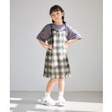 【KIDS/キッズ】チェック柄マーメイドキャミワンピース/リンクコーデ | ROPE' PICNIC【KIDS】 | 詳細画像10