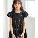 【KIDS/キッズ】ハート刺繍キャップスリーブナイロンワンピース | ROPE' PICNIC【KIDS】 | 詳細画像7