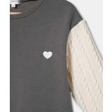 【KIDS】袖ケーブル裏起毛ワンピース | ROPE' PICNIC【KIDS】 | 詳細画像17 