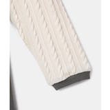 【KIDS】袖ケーブル裏起毛ワンピース | ROPE' PICNIC【KIDS】 | 詳細画像18 