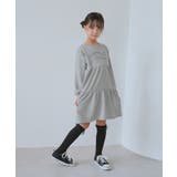 【KIDS/キッズ】裏毛ティアードロゴワンピース | ROPE' PICNIC【KIDS】 | 詳細画像2