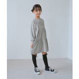 【KIDS/キッズ】裏毛ティアードロゴワンピース | ROPE' PICNIC【KIDS】 | 詳細画像3