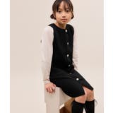 【KIDS/キッズ】エンブレムボタンニットジャンスカ/リンクコーデ | ROPE' PICNIC【KIDS】 | 詳細画像4 