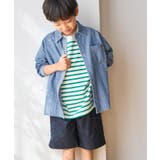 【KIDS】UNISEXオーバーサイズデニムシャツ | ROPE' PICNIC【KIDS】 | 詳細画像1 