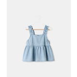サックス(48) | 【KIDS/キッズ】ハートカットデニムビスチェ | ROPE' PICNIC【KIDS】