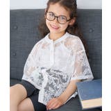 【KIDS】リンクコーデ/レース羽織り半袖シャツ | ROPE' PICNIC【KIDS】 | 詳細画像1