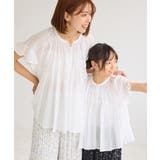 【KIDS/キッズ】コットンボイルギャザーブラウス/リンクコーデ | ROPE' PICNIC【KIDS】 | 詳細画像14 