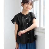 【KIDS/キッズ】コットンボイルギャザーブラウス/リンクコーデ | ROPE' PICNIC【KIDS】 | 詳細画像3 