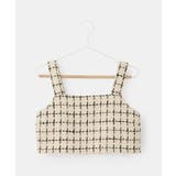 【KIDS】チェックツイードビスチェ/セットアップ対応 | ROPE' PICNIC【KIDS】 | 詳細画像7 