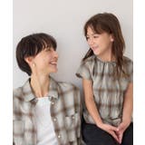 【KIDS/キッズ】チェックシャーリングシャツ/リンクコーデ | ROPE' PICNIC【KIDS】 | 詳細画像10 