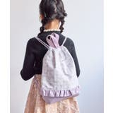 【KIDS/キッズ】チェック×リボン柄ナップザック | ROPE' PICNIC【KIDS】 | 詳細画像6 