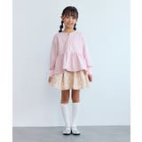 【KIDS/キッズ】ラメ裏毛ペプラムジップカーディガン | ROPE' PICNIC【KIDS】 | 詳細画像12 