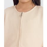 【KIDS/キッズ】ラメ裏毛ペプラムジップカーディガン | ROPE' PICNIC【KIDS】 | 詳細画像19 