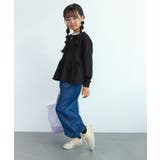 【KIDS/キッズ】ラメ裏毛ペプラムジップカーディガン | ROPE' PICNIC【KIDS】 | 詳細画像4 